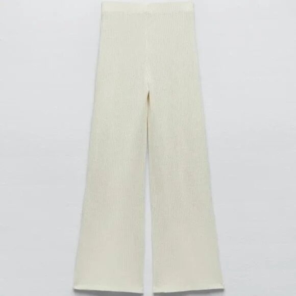 Zara Ivory Ribbed Knit Set - Picture 9 of 16